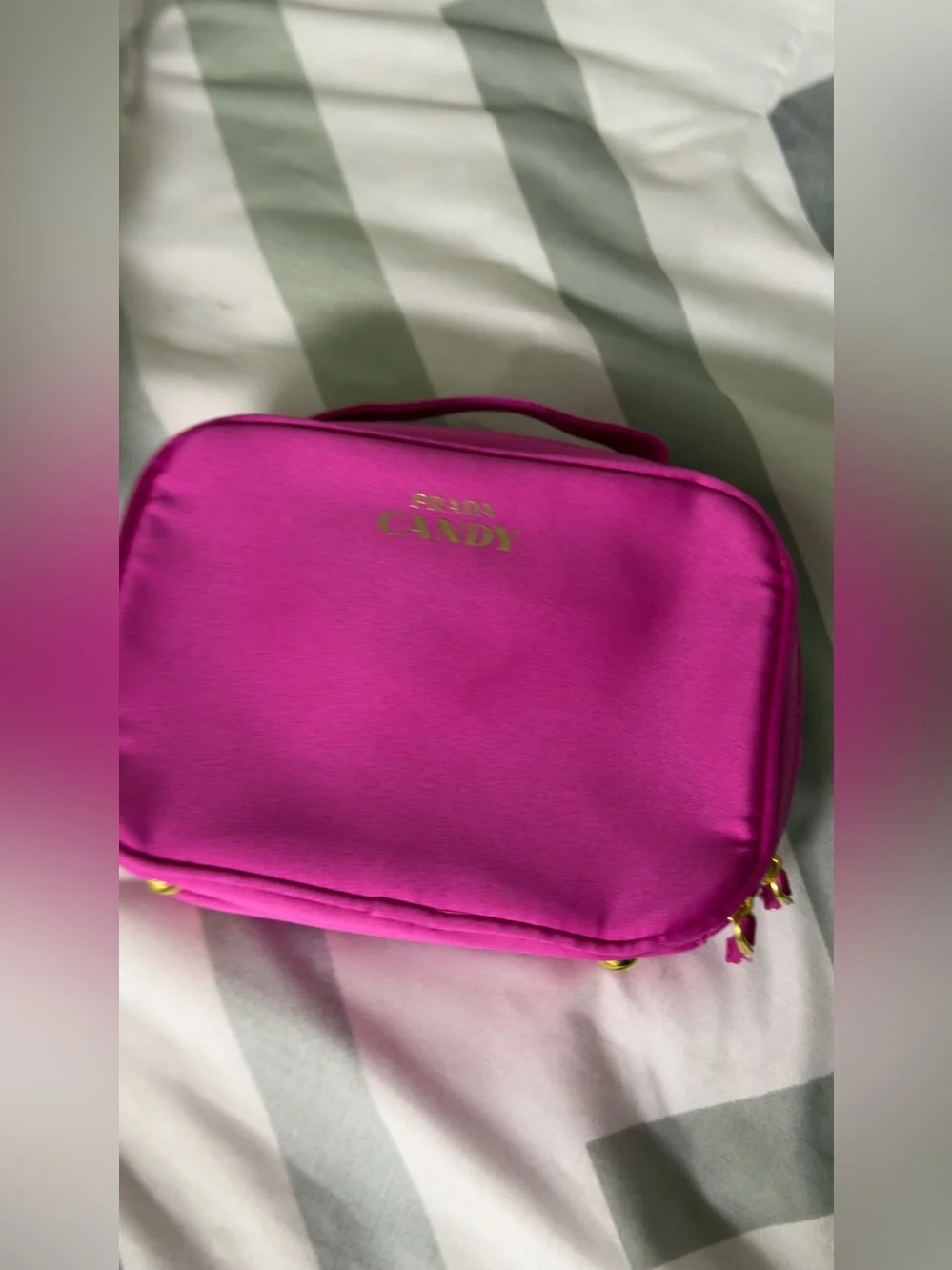 Prada Candy Cosmetic Bag Makeup Case Pouch. Never used.. Bought from Poshmark